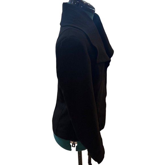 Harold's Jacket Blazer Solid Black Color 3-Button w/Notch Lapel Neckline Size 10 - Picture 5 of 15